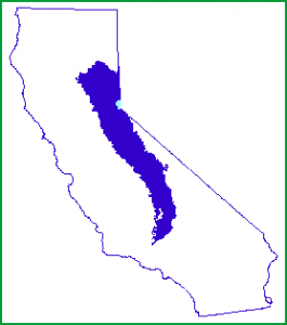 Sierra Nevada California map